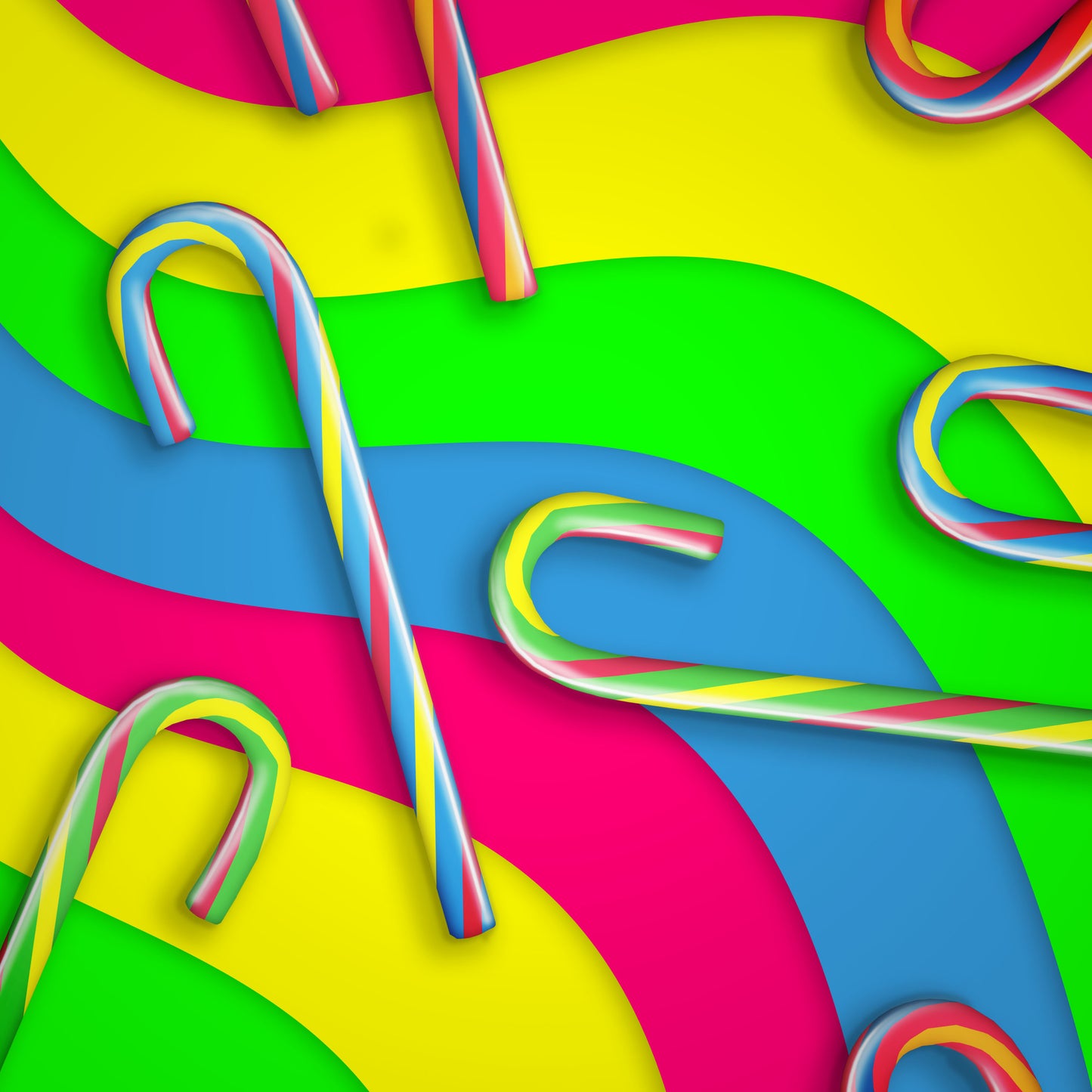 Sweetarts Candy Canes 12ct.