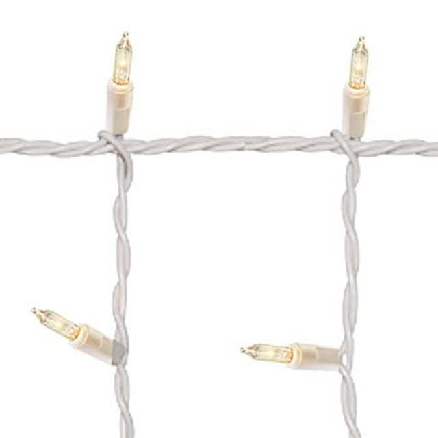 Holiday Times 300-count Icicle Outdoor String Lights Christmas Lights, Clear With White Wire