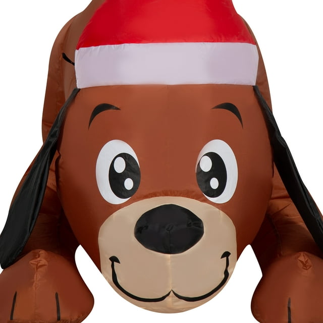 GCOMM Christmas Dog and Cat Inflatables Bundle 3.5 Foot Lighted Christmas Playful Puppy and Christmas Kitten Inflatable, Yard, Lawn, and Living Room Indoor and Outdoor Decoration - Holiday Decor