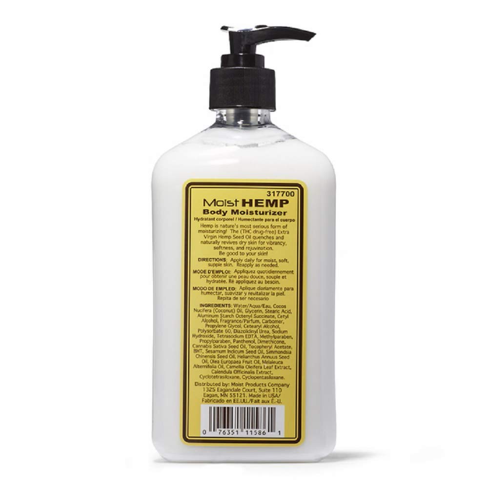 Moist Hemp Body Moisturizer 18 oz. by Creative Lab