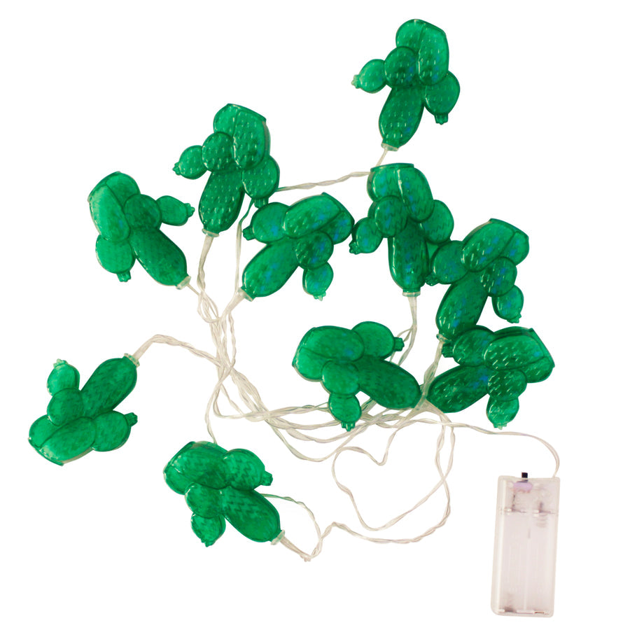 10L WARM WHITE LED WITH CACTUS, WITH 2AA BATTERY BOX