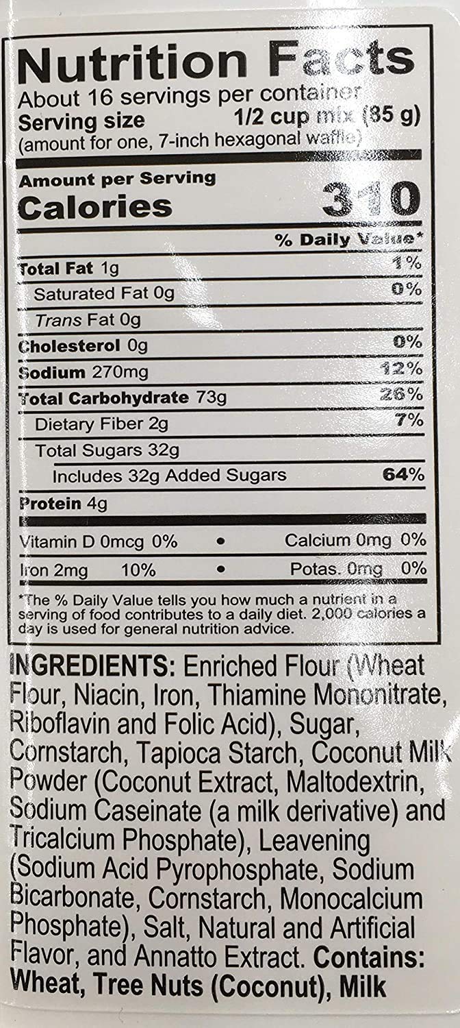 Hong Kong Style Egg Waffle Pancake Mix 3 LBS QUOC VIET BRAND MADE IN USA