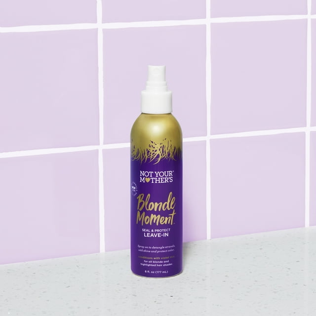 Not Your Mother's 2 Pack Blonde Moment Seal & Protect Leave-In Conditioner 6 Fl Oz + Travel Size Nivea Face and Hand Moisturizing Cream 1 Oz to Complement Your Glow