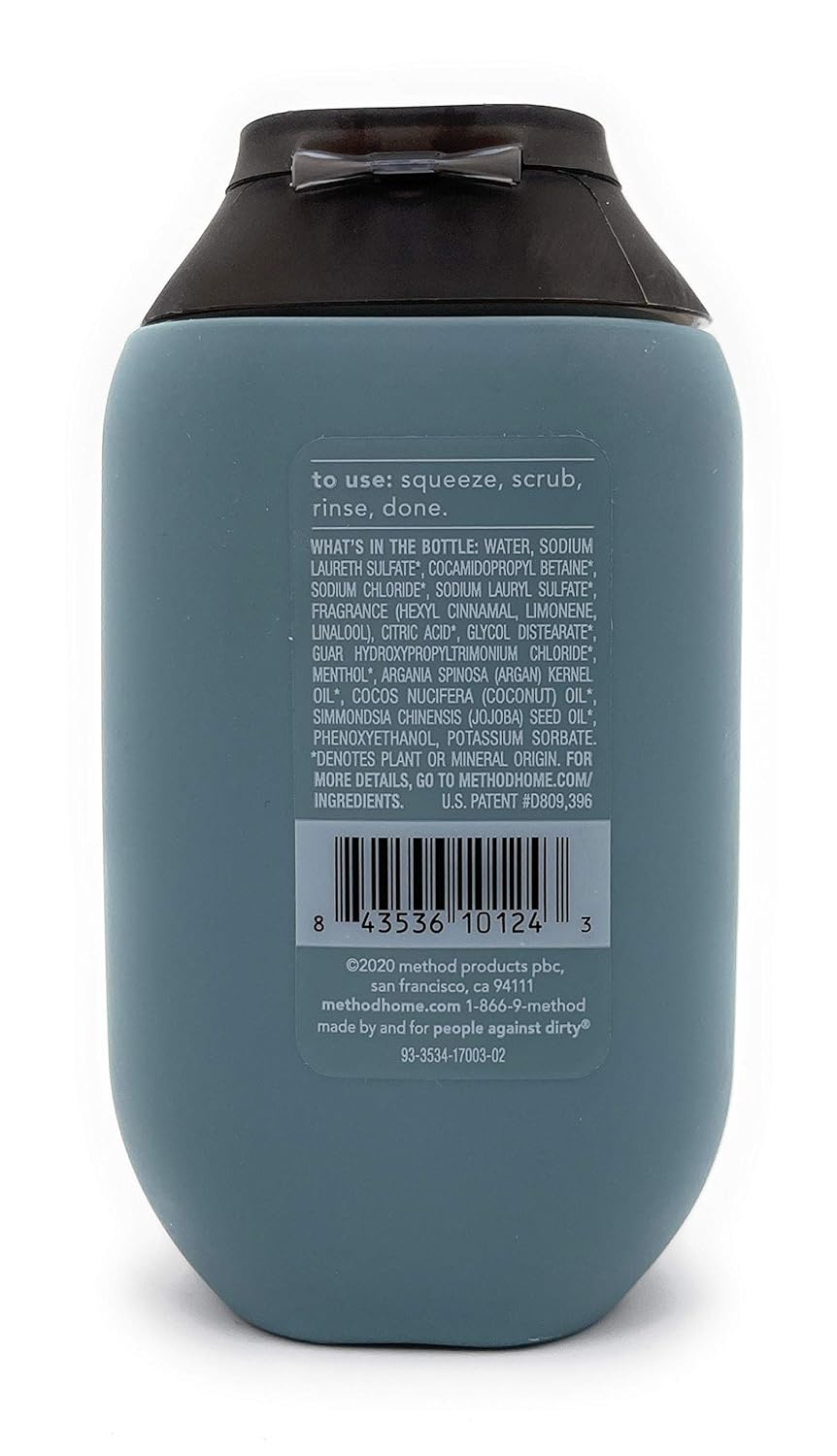 Men’s 2-in-1 Shampoo + Conditioner Bundle - Method Men Sea + Surf 14 Fl Oz and Travel Size 3.4 Fl Oz Bottles (2 Items)