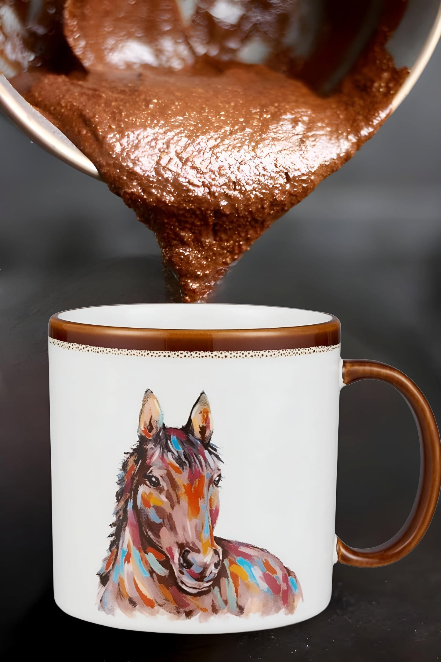 GCOMM Microwaveable Mug Treats Muffin and Cake Mixes With a Horse Mug gift for Horse lovers Variety Pack Perfect for Making Quick and Easy Dessert for yourself and your loved ones - Pack of 4