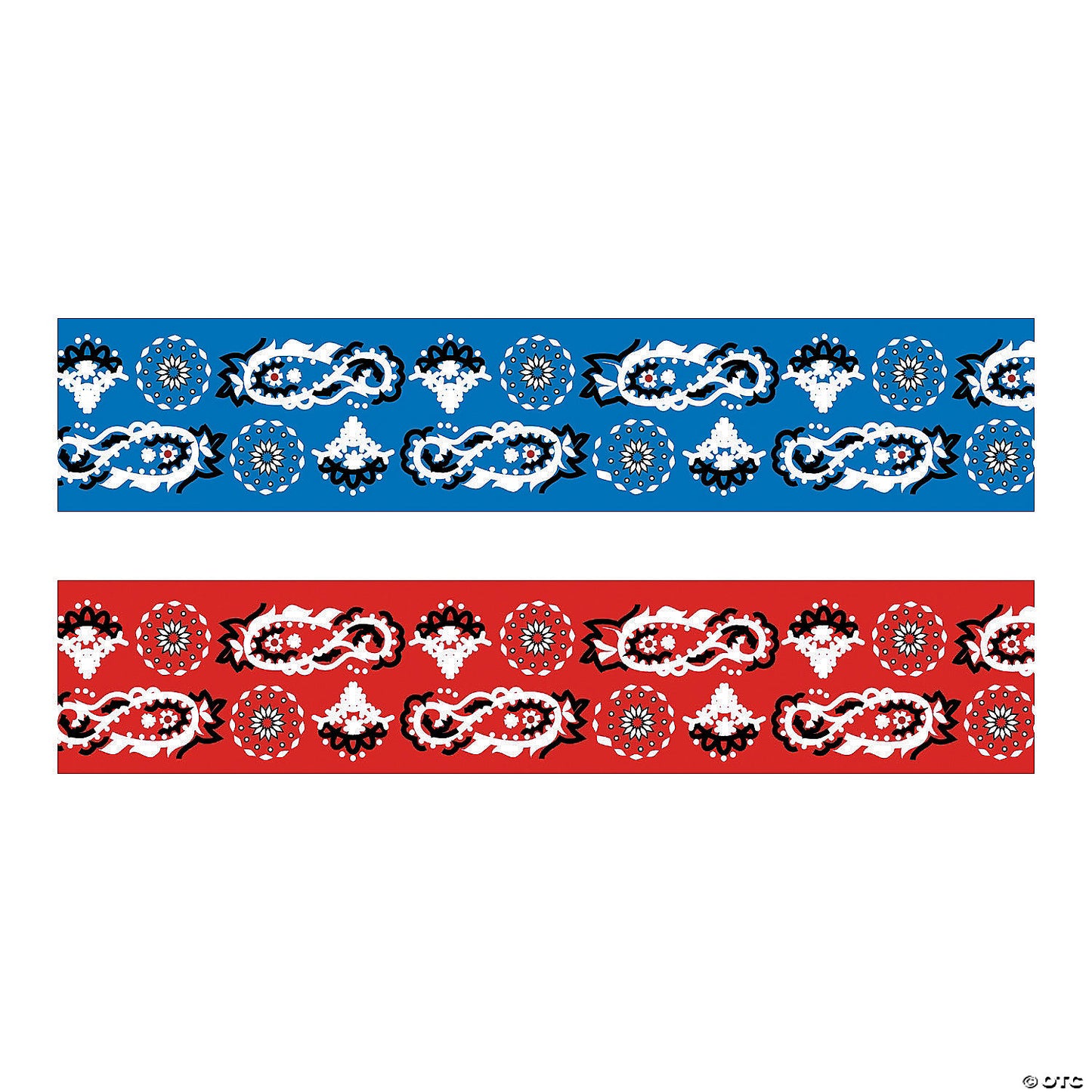 Bandana-Print Pencils with Boot Pencil Top Erasers - 12 Pc.