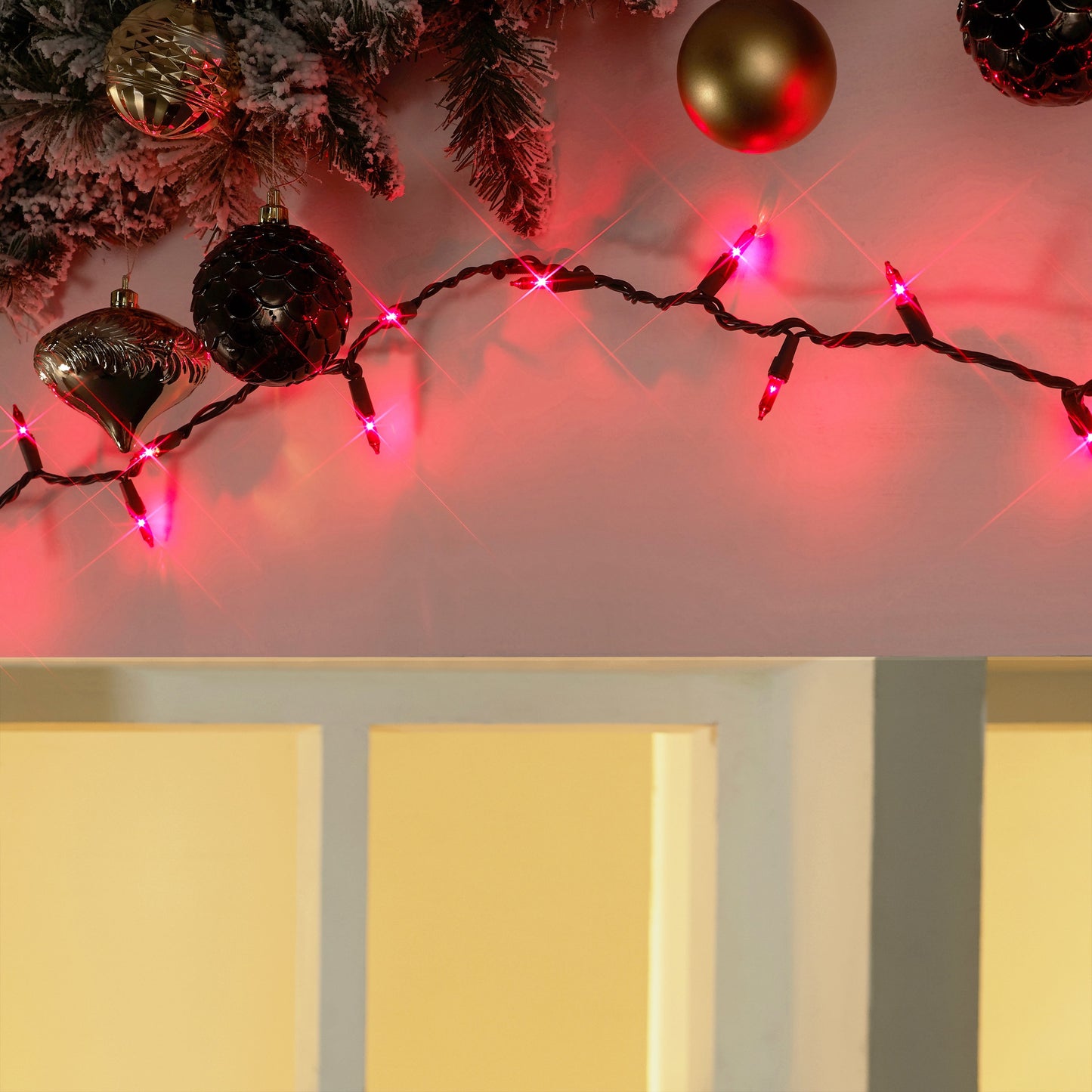 Holiday Time 300 Mini Christmas Lights (Red)