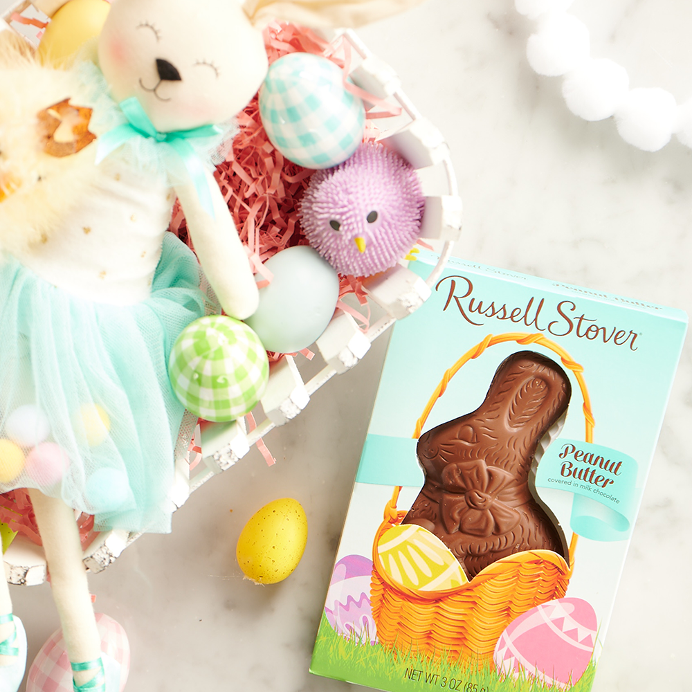 Russell Stover Milk Chocolate Peanut Butter Rabbit, 3 Ounce