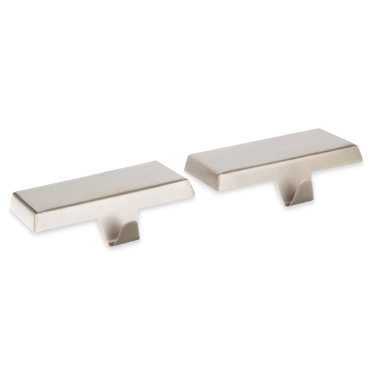 Pewter Stocking Holders for Home and Indoor Decoration (Pack of 2)
