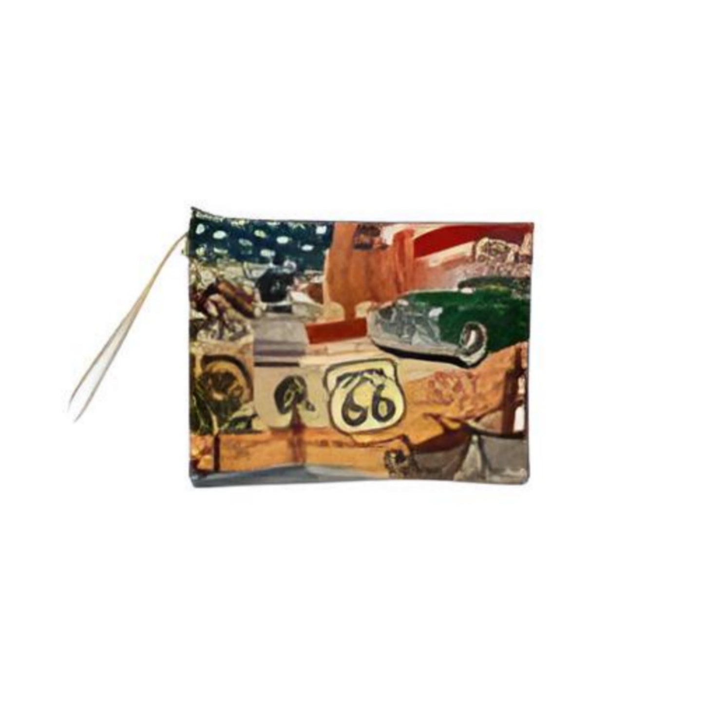 Vintage Route 66 Tote bag with mini pouch