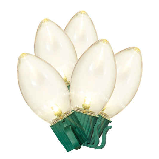 Holiday Time 25 Ultra Bright LED Warm White C9 Lights (1)