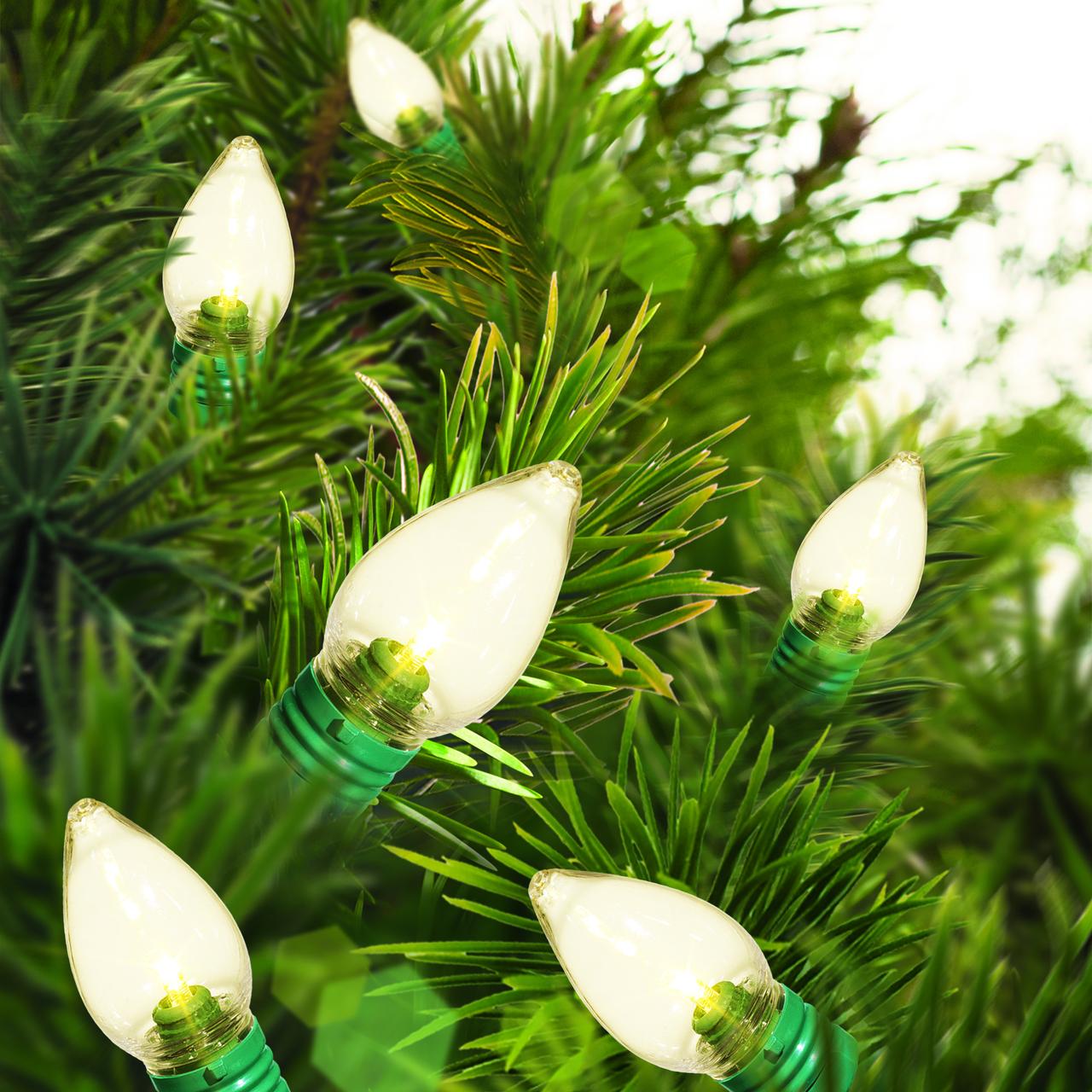 Holiday Time 25 Super Bright LED Warm White C7 Lights