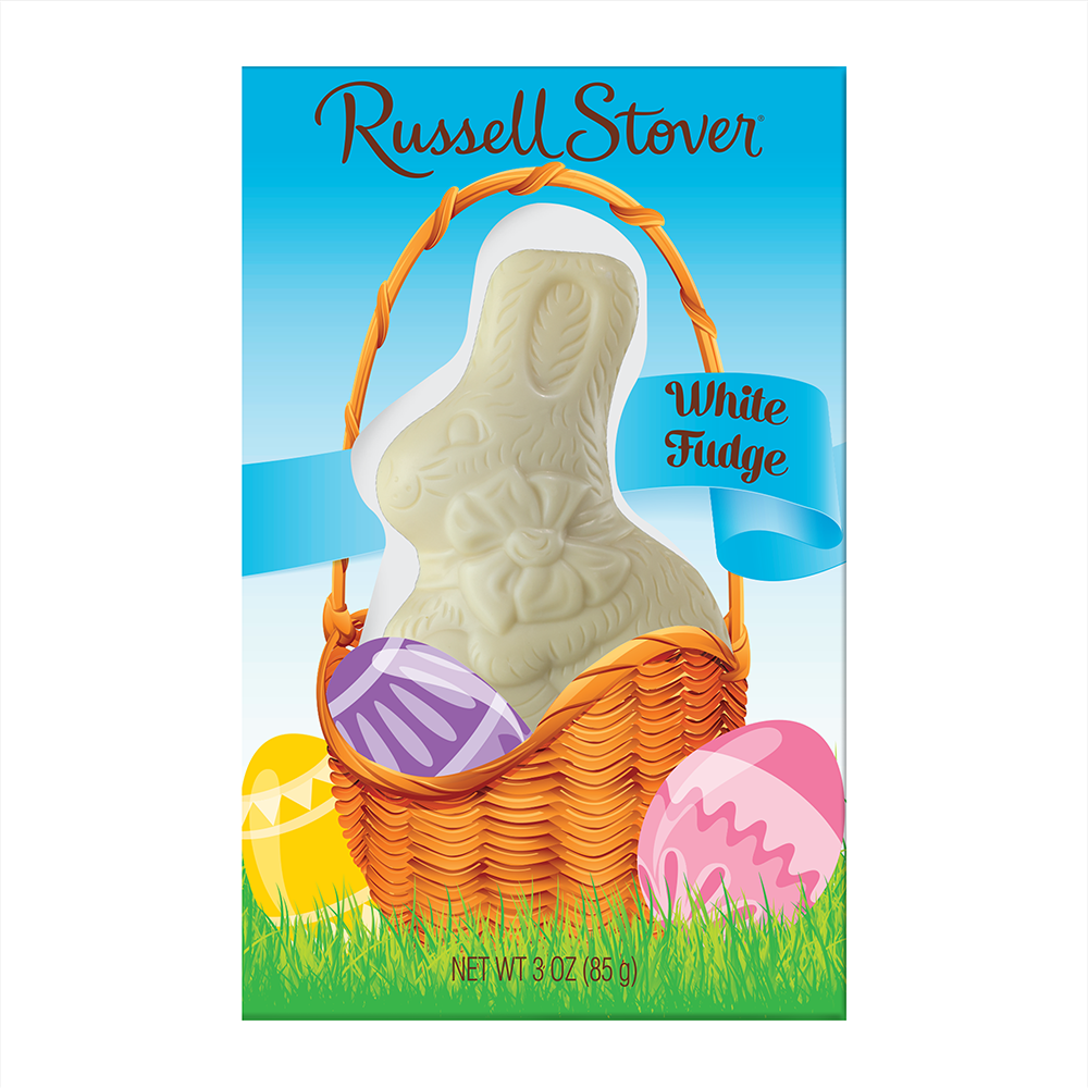 Russell Stover White Pastelle Easter Rabbit, 3 oz.
