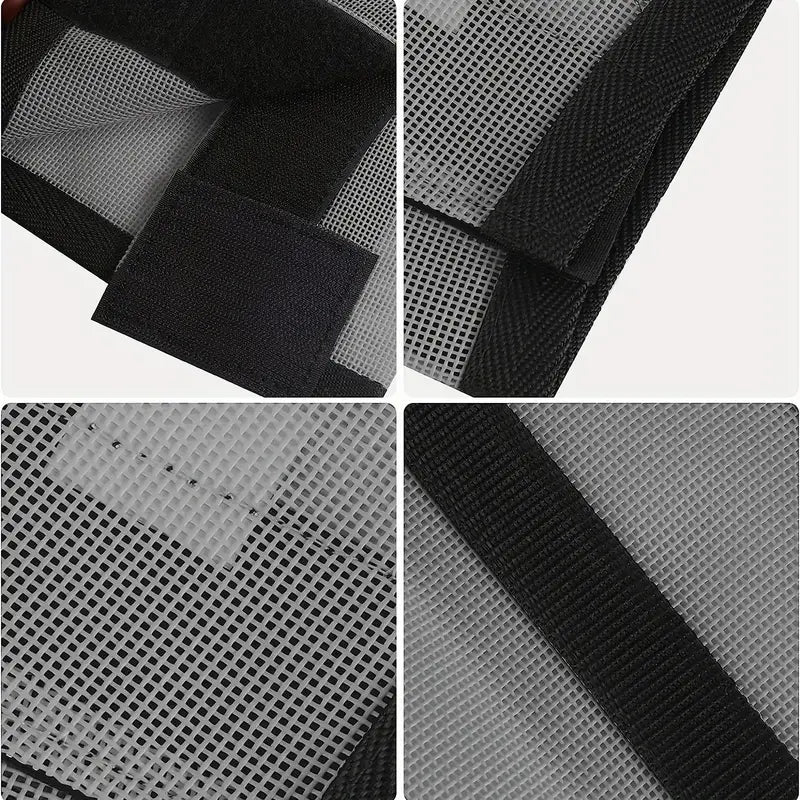 FunRiding Fly Boots for Horses Set of 4, Breathable Plastic Mesh Design Reduce Stomping, Hoof Damage and Leg Fatigue