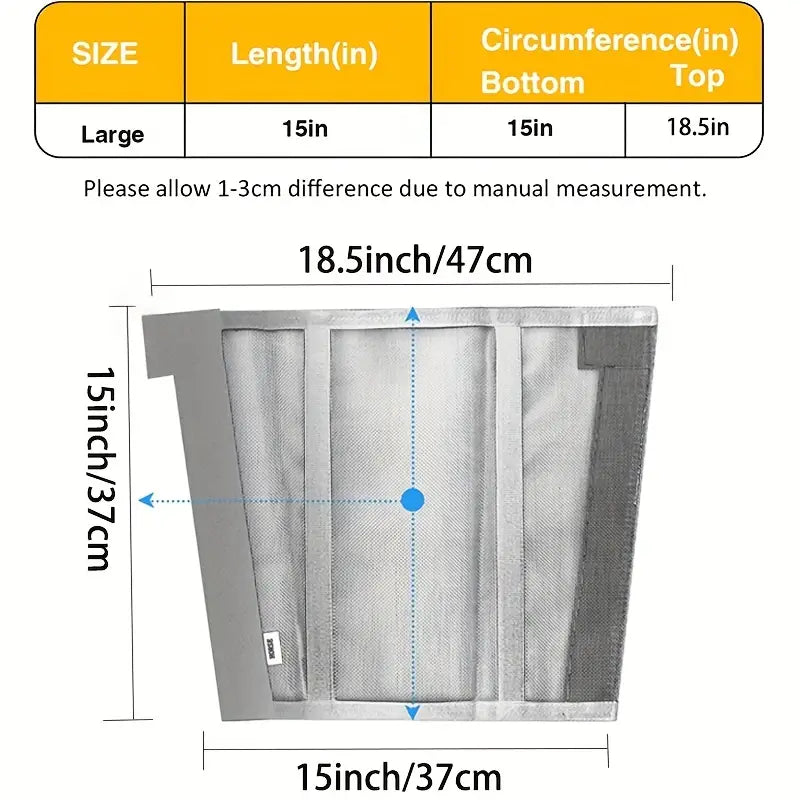 FunRiding Fly Boots for Horses Set of 4, Breathable Plastic Mesh Design Reduce Stomping, Hoof Damage and Leg Fatigue