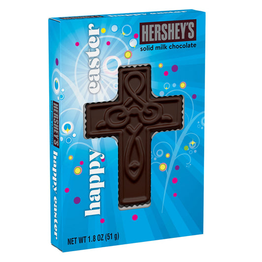 Hershey's Happy Easter Solid Milk Chocolate Cross (Pack of 2)
