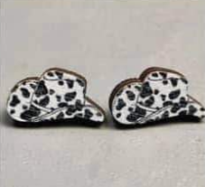 Western Style Cow print Drop Earrings Bohemian