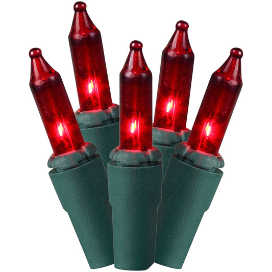 Holiday Time 300 Mini Christmas Lights (Red)