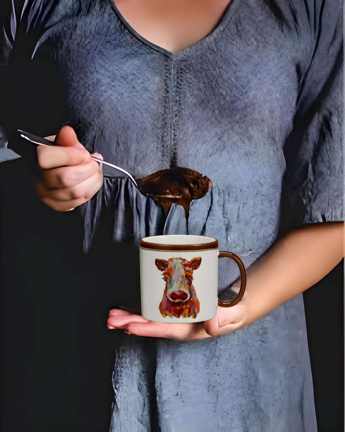 GCOMM Microwaveable Mug Treats Muffin and Cake Mixes with Cow Mug Gift for Cow Lovers - Perfect for Making Quick and Easy Dessert for yourself and your loved ones - Pack of 2