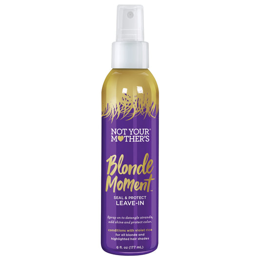 Not Your Mother's 2 Pack Blonde Moment Seal & Protect Leave-In Conditioner 6 Fl Oz + Travel Size Nivea Face and Hand Moisturizing Cream 1 Oz to Complement Your Glow