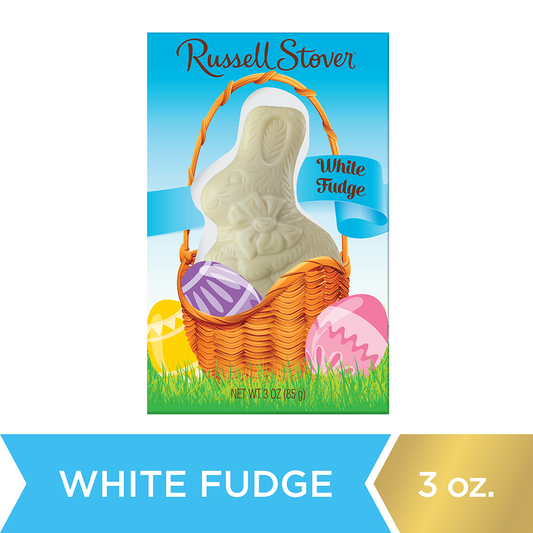 Russell Stover White Pastelle Easter Rabbit, 3 oz.